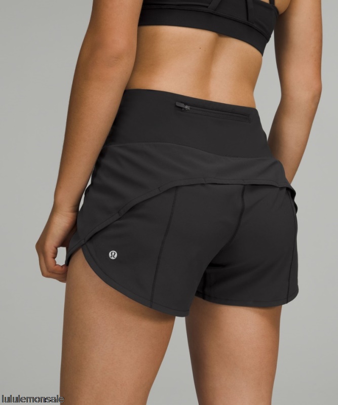 Lululemon Damen DELULU376 | Lululemon Deutschland Black Speed Up Hochhaus Gefüttert Kurz 4